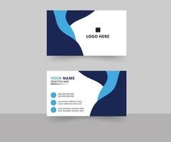 Gematric Shape corporate business card Layout template vector