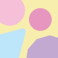 Different shapes background, circle, triangle, polygon vector