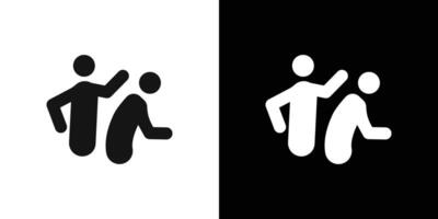 abuse icon Flat fill set collection vector