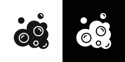 Bubbles and foam icon vector