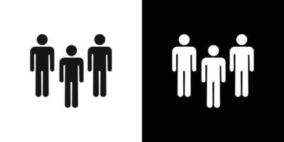 community icon Flat fill set collection vector