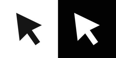 Cursor icon Flat fill set collection vector