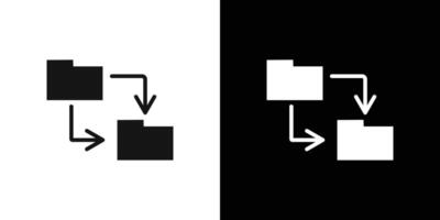 Data synchronization icon Flat fill set collection vector