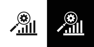due diligence icon Flat fill set collection vector