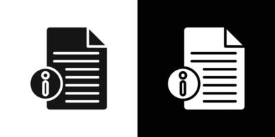Help desk info page icon Flat fill set collection vector
