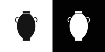Manna Jar icon Flat fill set collection vector