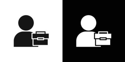Protect career icon Flat fill set collection vector