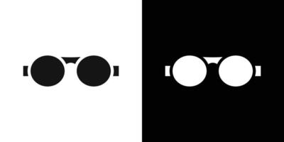 shutter sunglasses icon Flat fill set collection vector