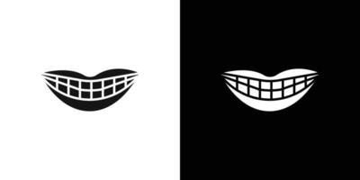 smile with teeth icon Flat fill set collection vector