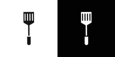 spatula icon Flat fill set collection vector