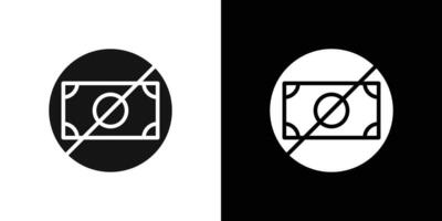 Stop Corruption icon Flat fill set collection vector