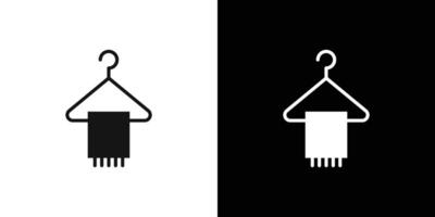 towel icon Flat fill set collection vector