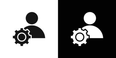 User Management Icon Flat fill set collection vector