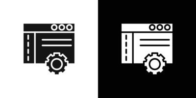 Web development icon Flat fill set collection vector