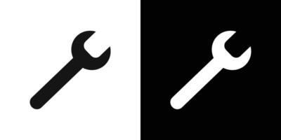 Wrench icon Flat fill set collection vector