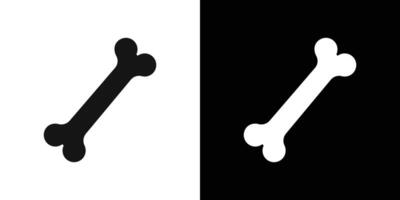 Dog bone icon flat line symbol set. vector