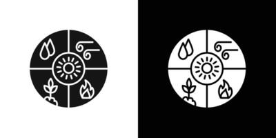 Natural resources icon flat line symbol set. vector