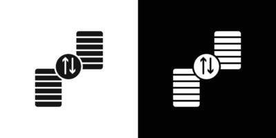 case priority icon Flat set outline vector