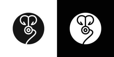 Rope Hook icon flat line symbol set. vector