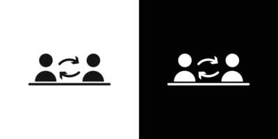 User interaction icon Flat set outline vector