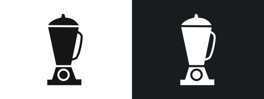 Blender icon linear graphics set in black vector
