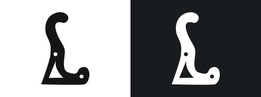 rack for violin icon linear graphics set in black vector