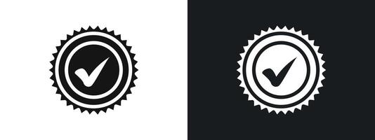 Recommend icon linear graphics set in black vector