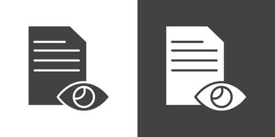 Data visualisation icon Flat set in black and white color vector