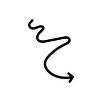 Directional Red Down Arrow Icon for Navigation and Indicators Graphics Essential for Representing Downward Movement and Directions vector