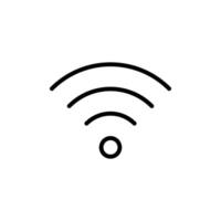 Connectivity Signal Icon for Communication and Technology Graphics Essential for Representing Signal Strength and Connectivity vector