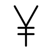 Financial Yen Sign Icon for Currency and Finance Graphics Perfect for Representing Japanese Yen and Financial Transactions vector