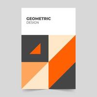 Abstract minimalist cover template. Modern colorful geometric pattern concept. illustration vector
