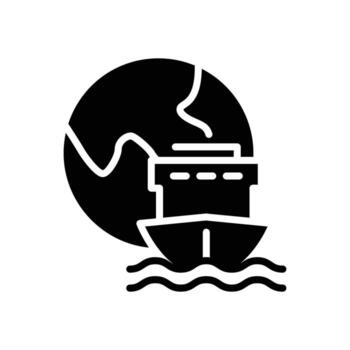 international shipping solid icon design good for web or mobile app vector