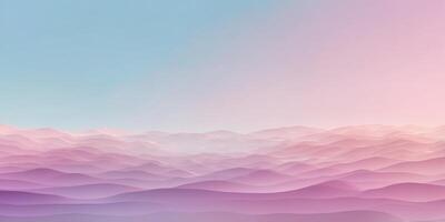 dreamy pastel sky blue to gentle mauve, accented with thin wavy lines gradient background, can be used for website design app design. photo