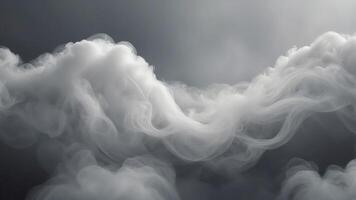 Abstract swirl of clouds in a soft gray color palette. photo