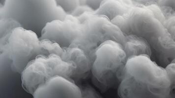 Abstract swirl of clouds in a soft gray color palette. photo