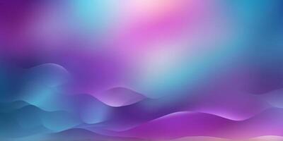 Abstract gradient background blending vibrant blues and purples, smooth transition creating a serene and modern aesthetic, digital art, minimalist design. photo