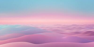 dreamy pastel sky blue to gentle mauve, accented with thin wavy lines gradient background, can be used for website design app design. photo