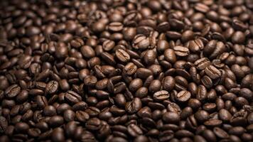 image space copy with beans coffee aromatic of Background. photo