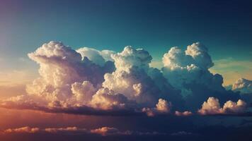 concept design creative and Artistic clouds colorful with background gradient watercolor Abstract. photo