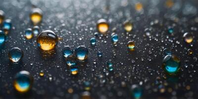 The delicate beads of condensation on the outside of the glasses a sign of their perfectly chilled temperatures. photo