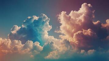 concept design creative and Artistic clouds colorful with background gradient watercolor Abstract. photo