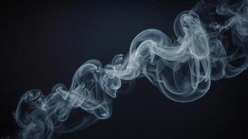 The smoke seems to glow with an otherworldly aura captivating the viewers attention. photo