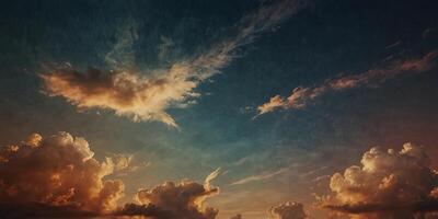 Clay colored background with abstract sky. photo