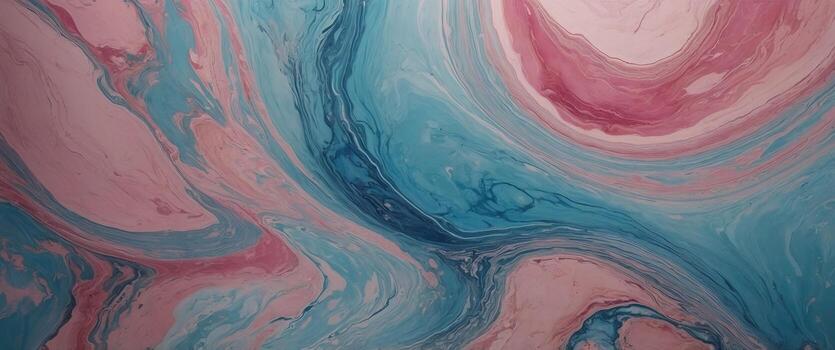 arremolinándose resumen rosado y azul mármol antecedentes. foto