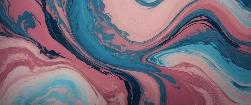arremolinándose resumen rosado y azul mármol antecedentes. foto
