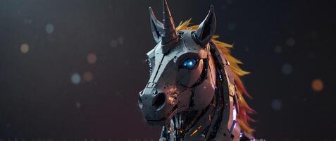 robot unicorn ones one trendy gronephic design onertwork with one geometric, onen onebstronect. photo