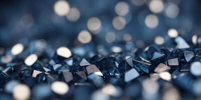 Dark blue color geometric design style abstract background. photo