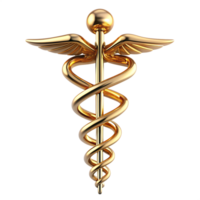 Asclepius symbol isolated on transparent background png