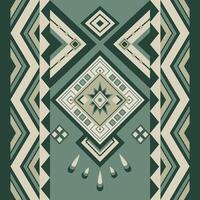 American style fabric pattern, Geometric Ethnic pattern vector